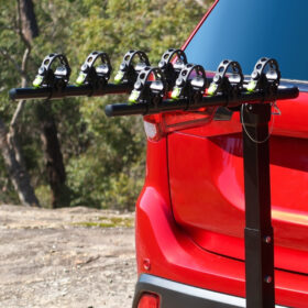 Tow Bar Bike Rack 4 Bicycle Carrier Mount Rack Zoomed In