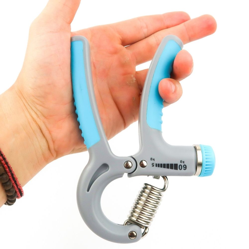 Stay Lost Blue Adjustable Grip Strengthener Ring & Pinky Grip