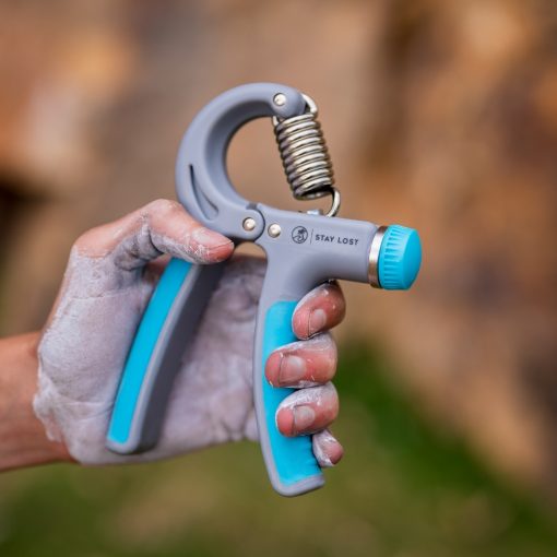 Blue Grip Strengthener Chalk Hand Stay Lost